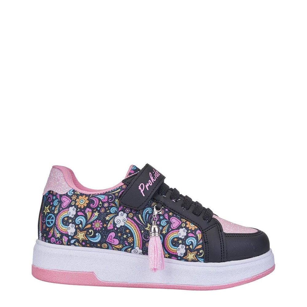 Pro Kıds F Spor 5008 Siyah Pembe