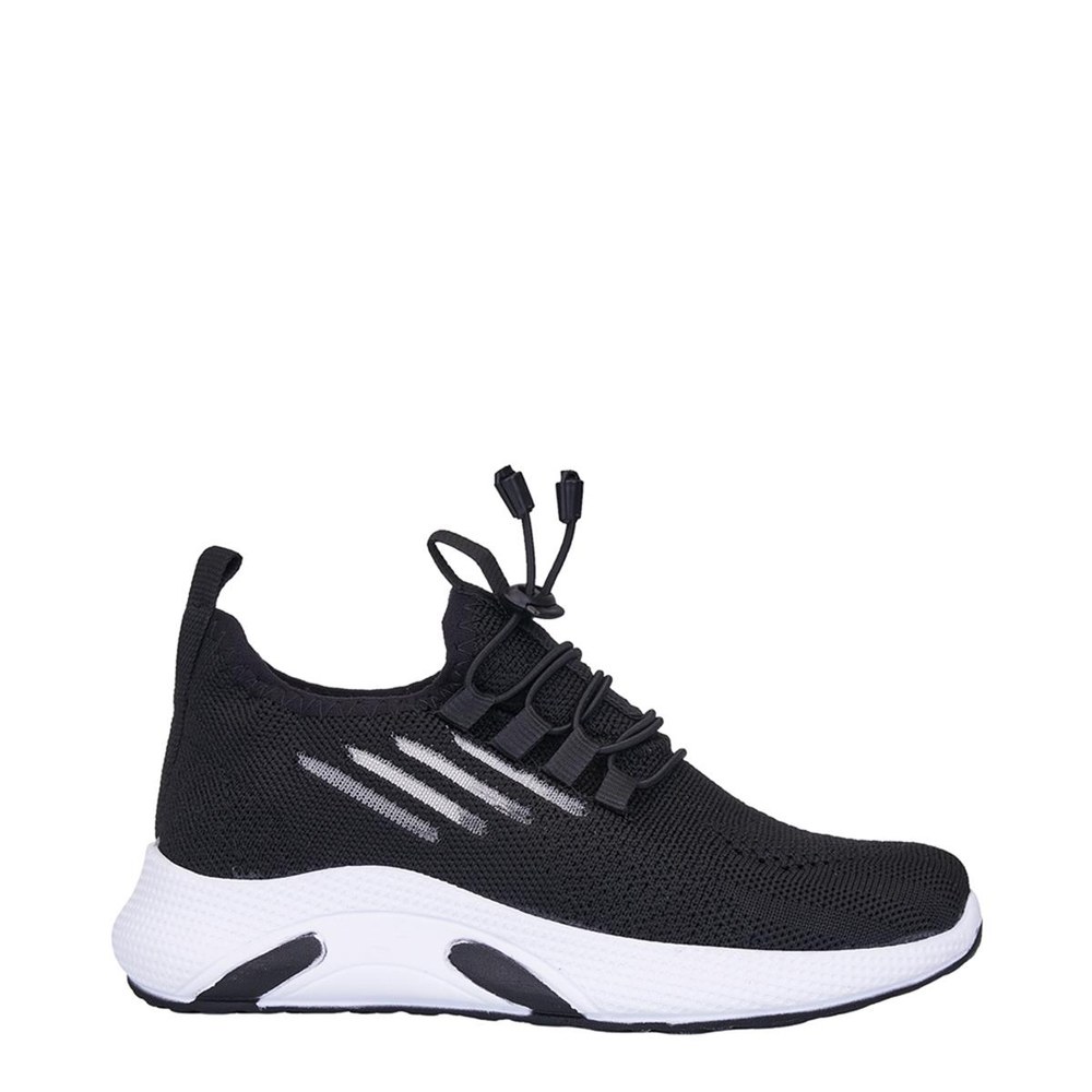WAWES Spor Triko 128 Siyah Beyaz