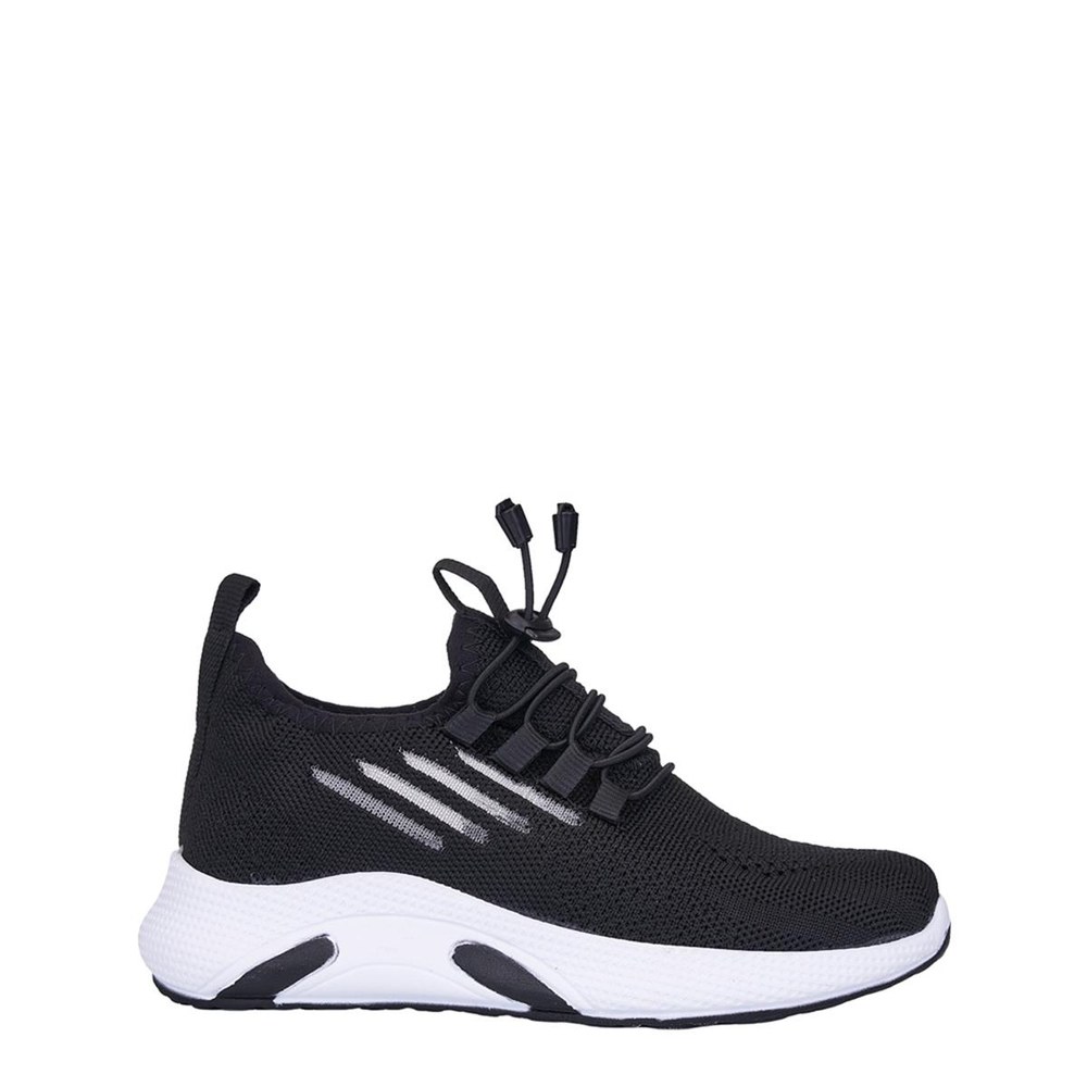 WAWES Spor Triko 128 Siyah Beyaz