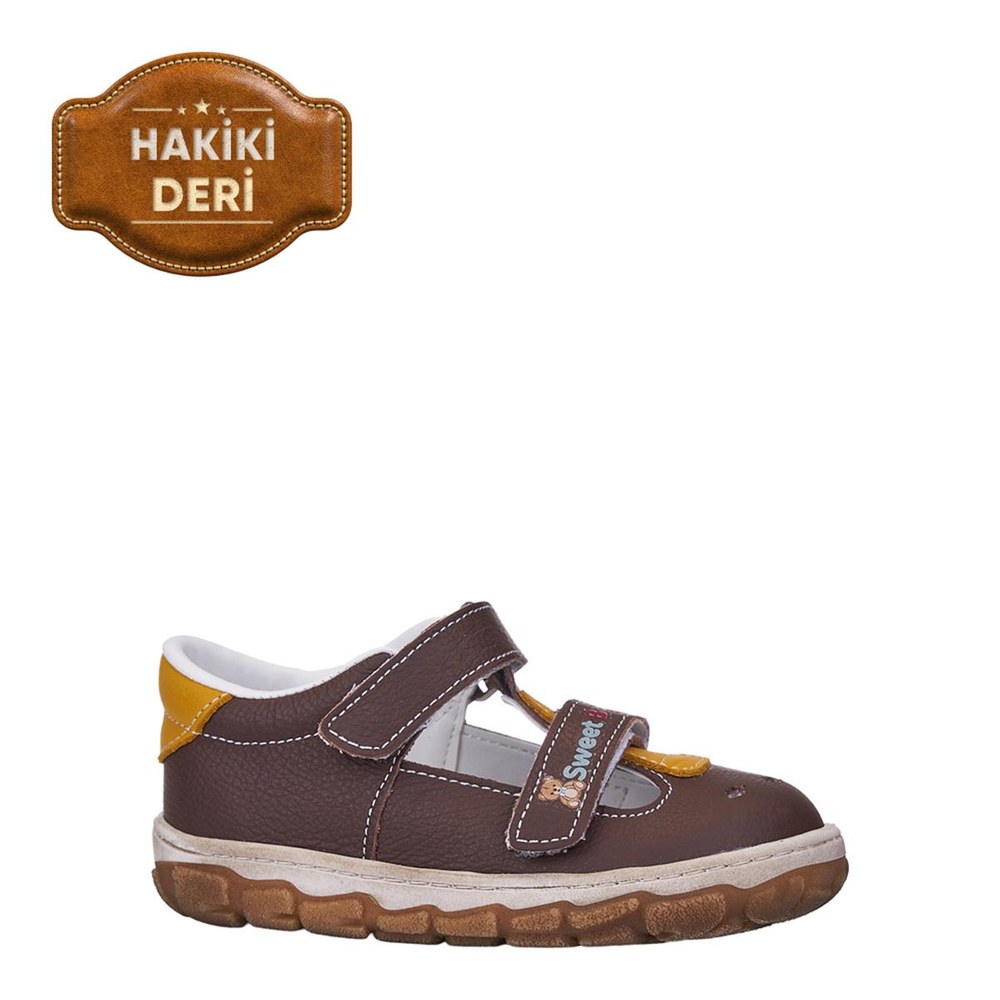 Saseumı Deri Sand 5201 Kahve Hardal