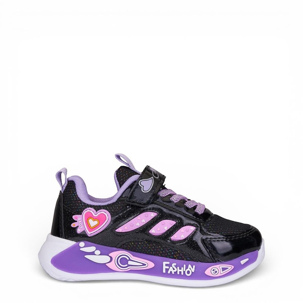NDROPS Spor Anrk 027 Siyah Lila