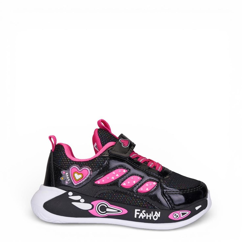 NDROPS Spor Anrk 027 Siyah Fuşya