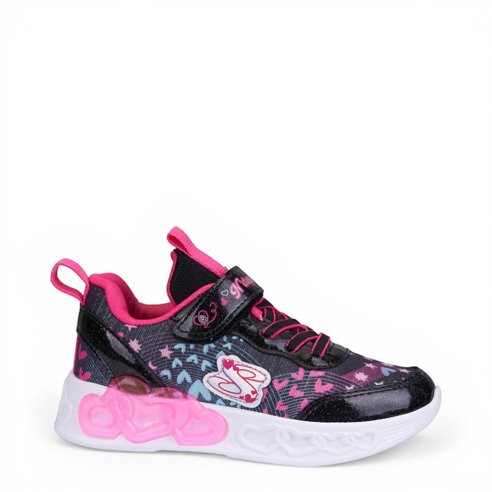 NDROPS Spor Anrk 032 Siyah Fuşya