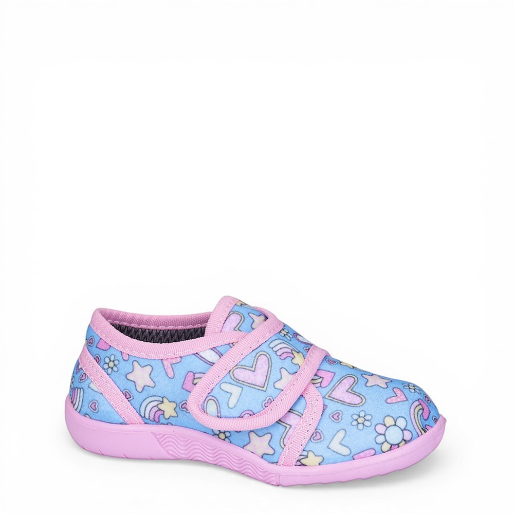 Crazykıds Panduf 166 Pembe Kalpli
