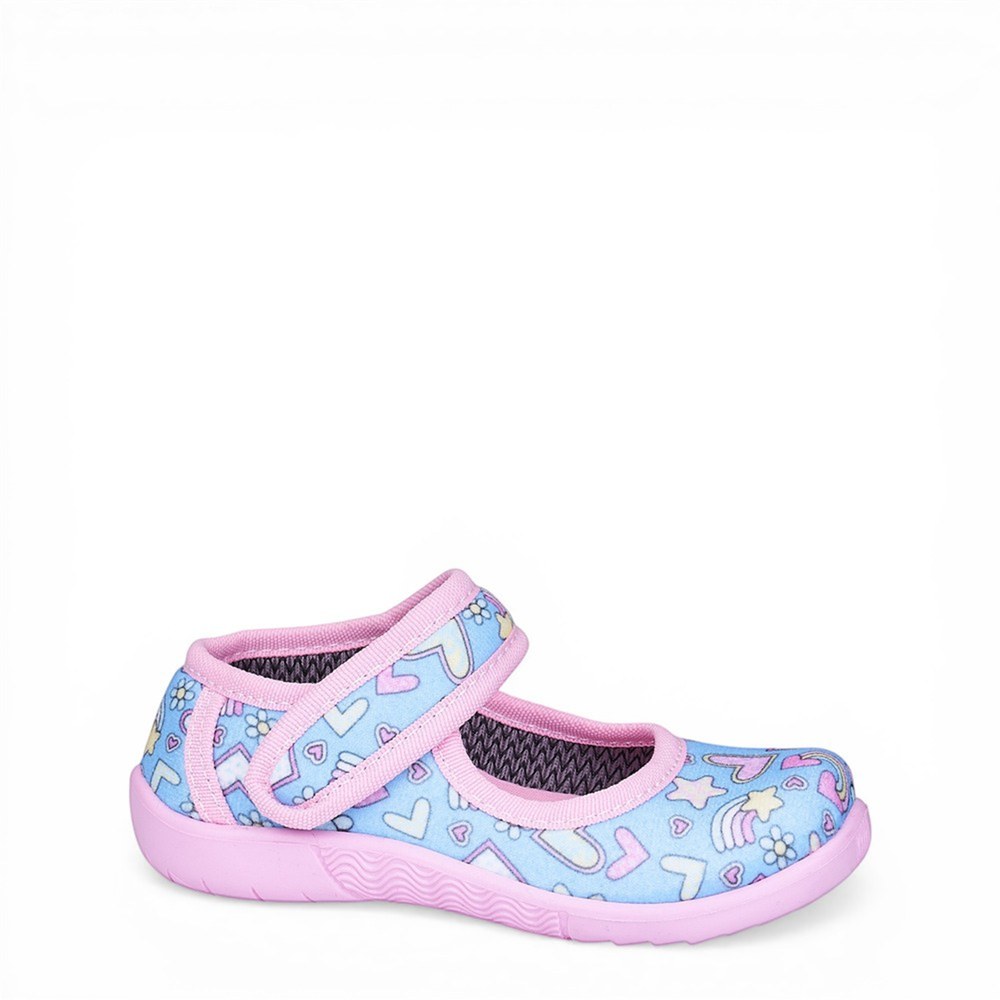 Crazykıds Panduf 405 Pembe Kalpli