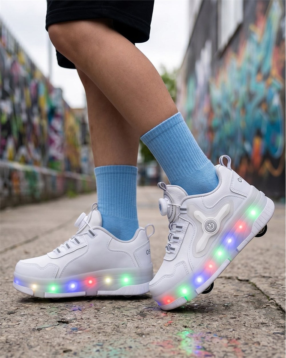 NDROPS Spor Paten 034 Beyaz