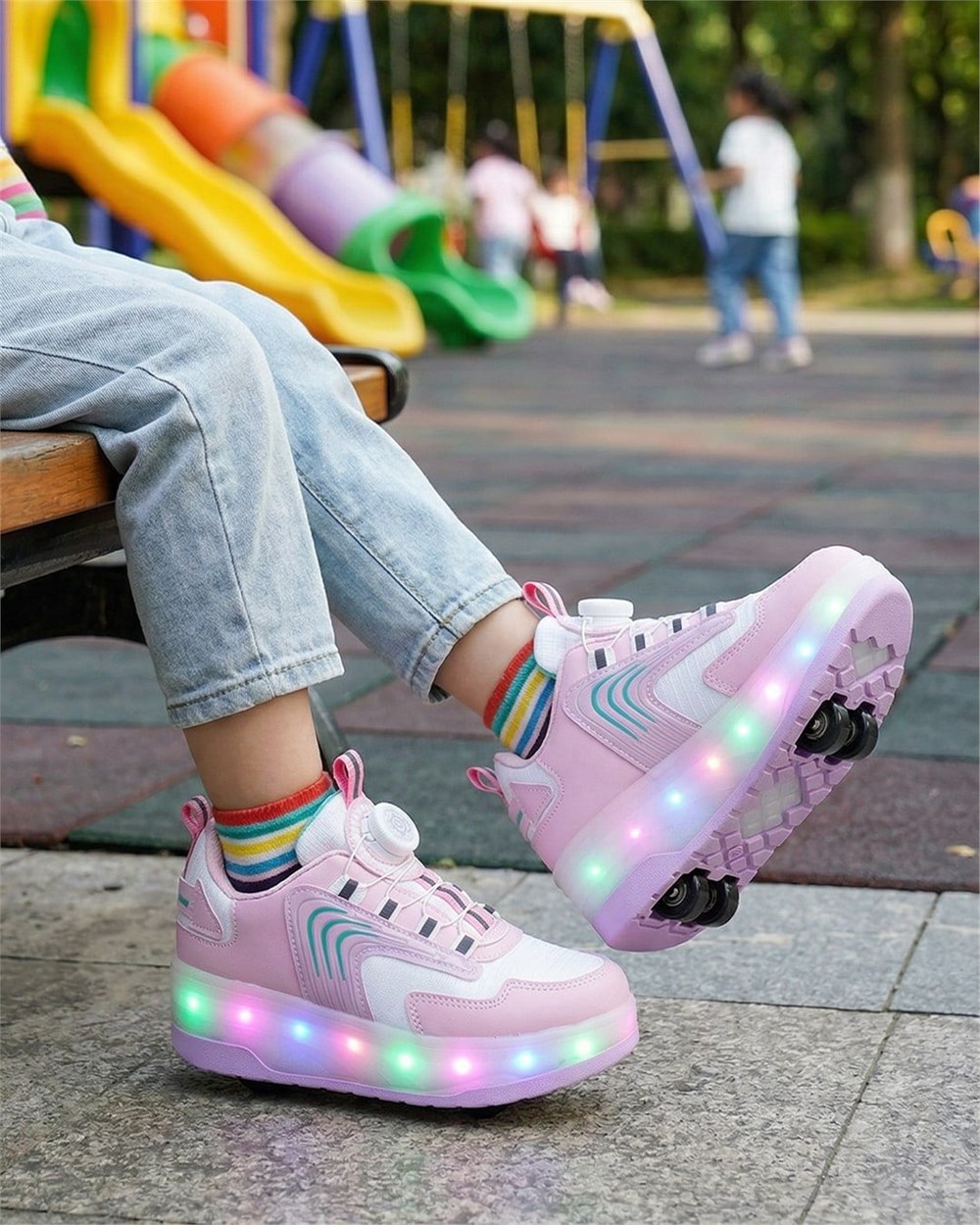 Twingers Spor Paten 001 Lila S.Yeşili