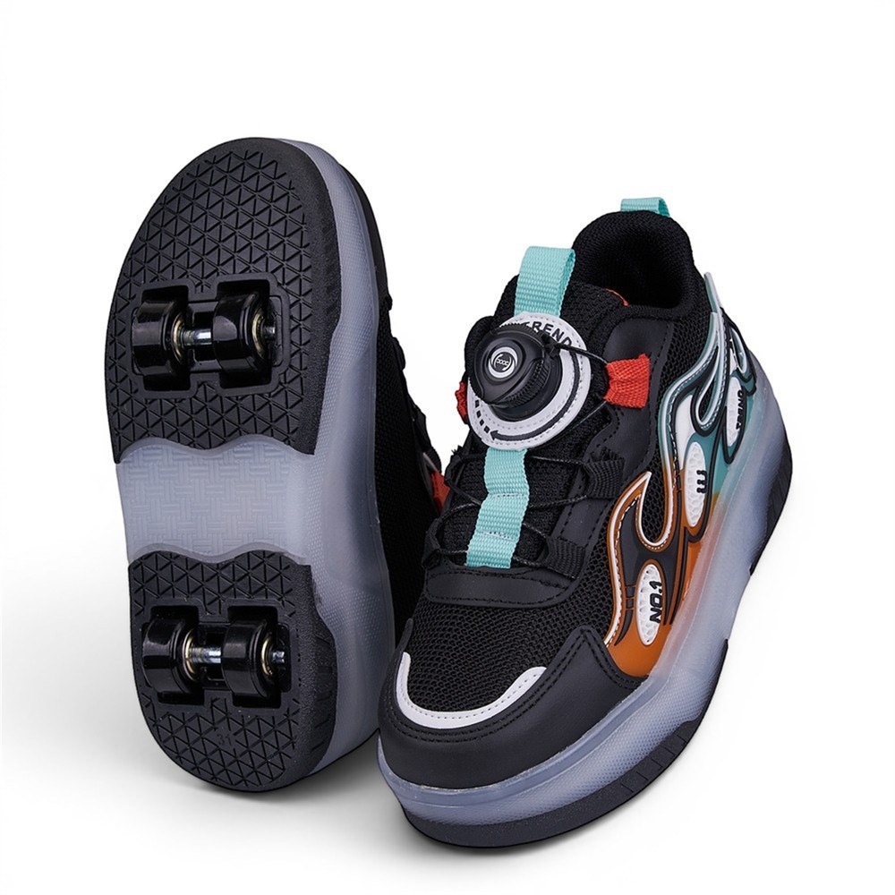 Super Star F Spor Paten 030 1 Siyah Oranj