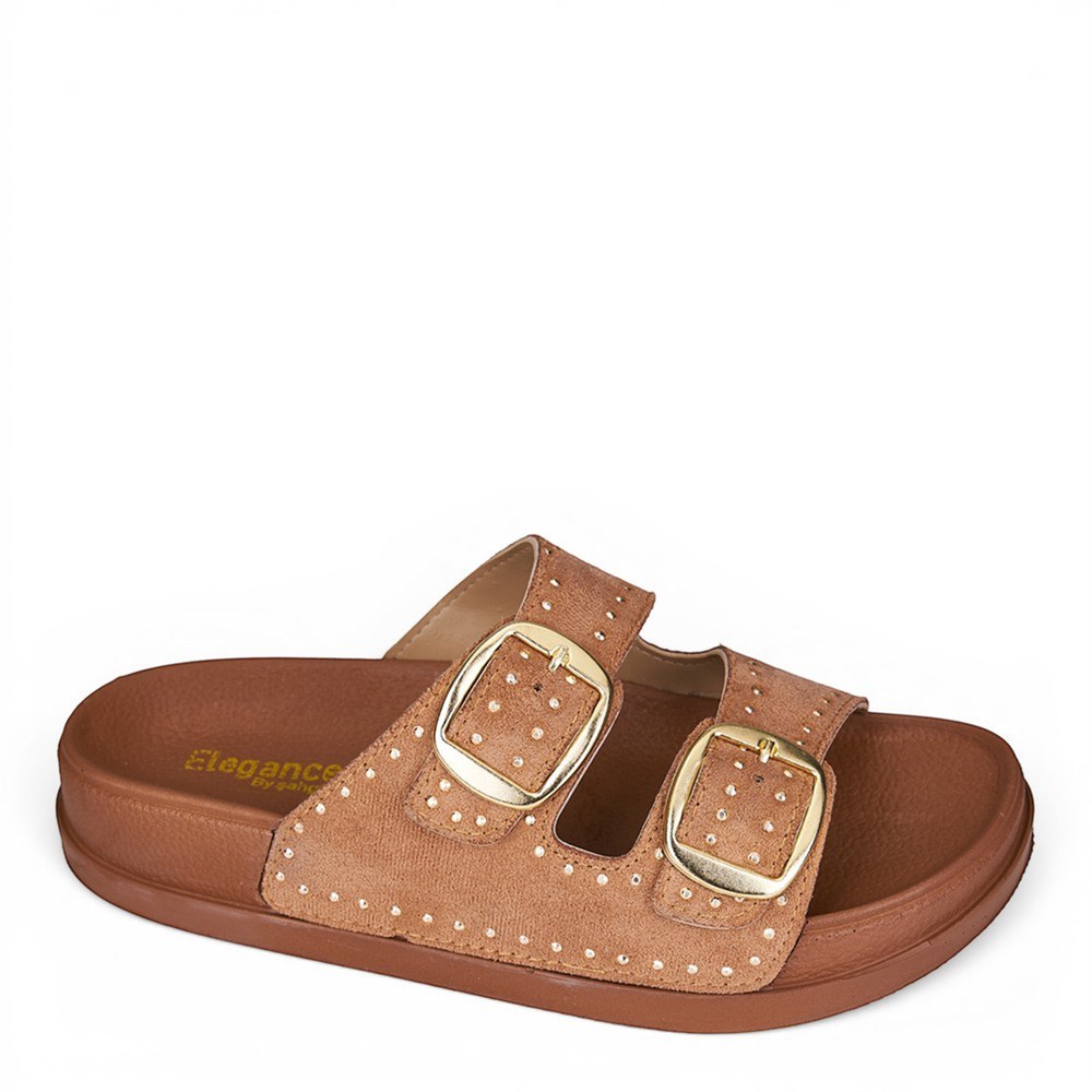 ELEGANCE Terlik 7534 Taba