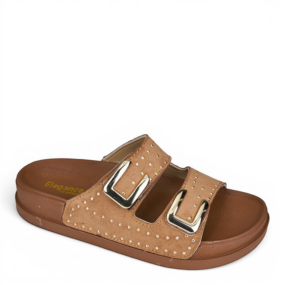 ELEGANCE Terlik 7538 Taba