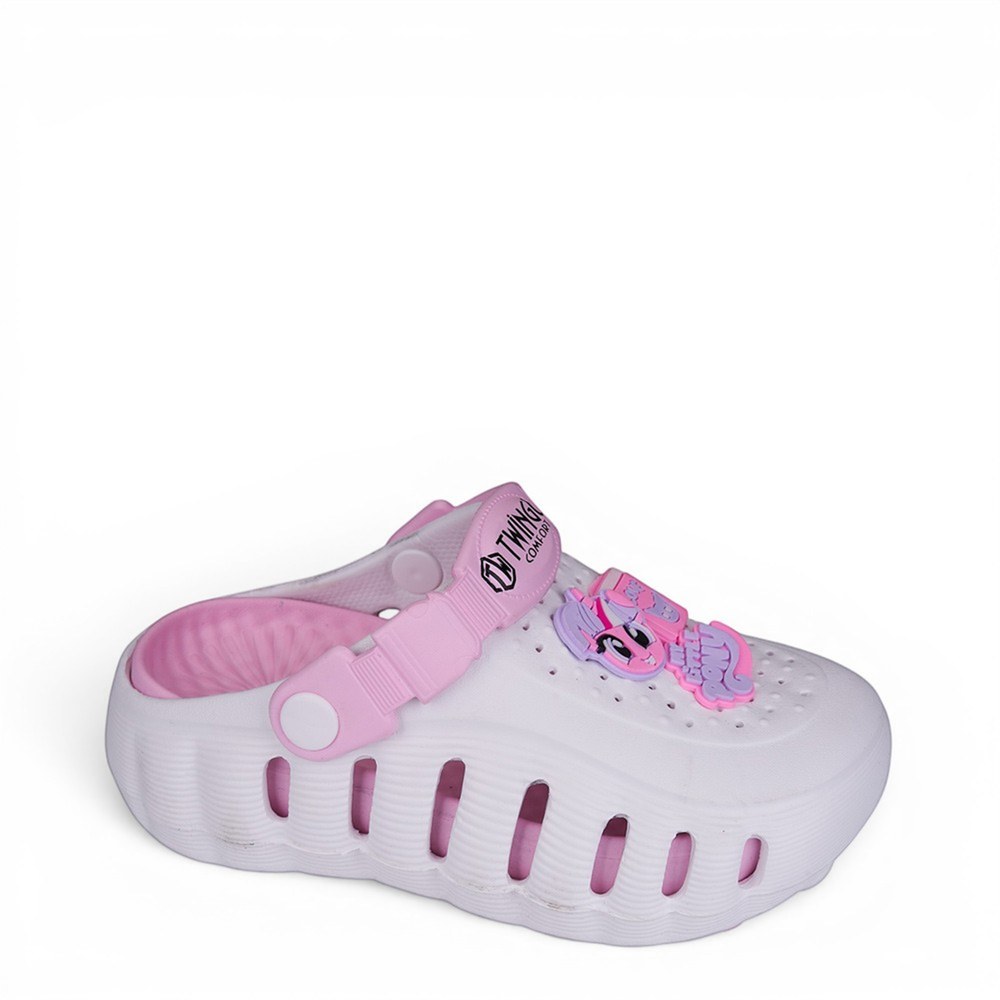 TWİNGO P-F Terlik 2504 Beyaz Pembe