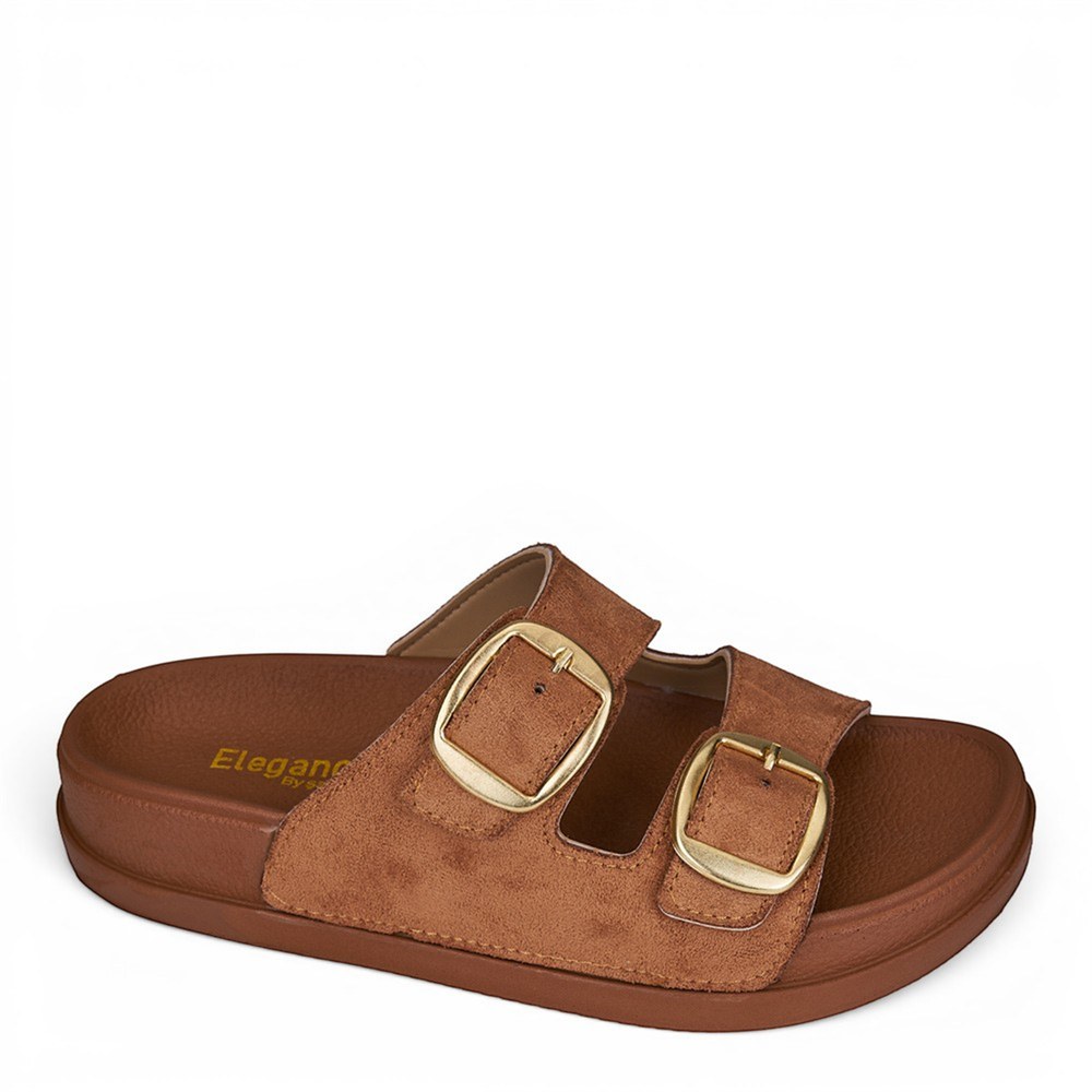 ELEGANCE Terlik 7514 Taba
