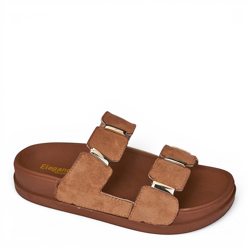 ELEGANCE Terlik 7515 Taba