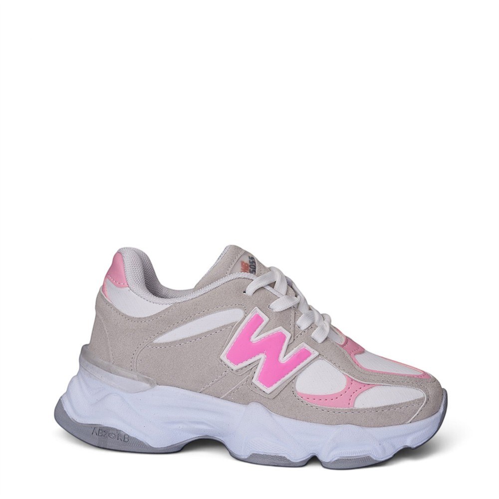 Pro Kıds F Spor 5055 Gri Pembe