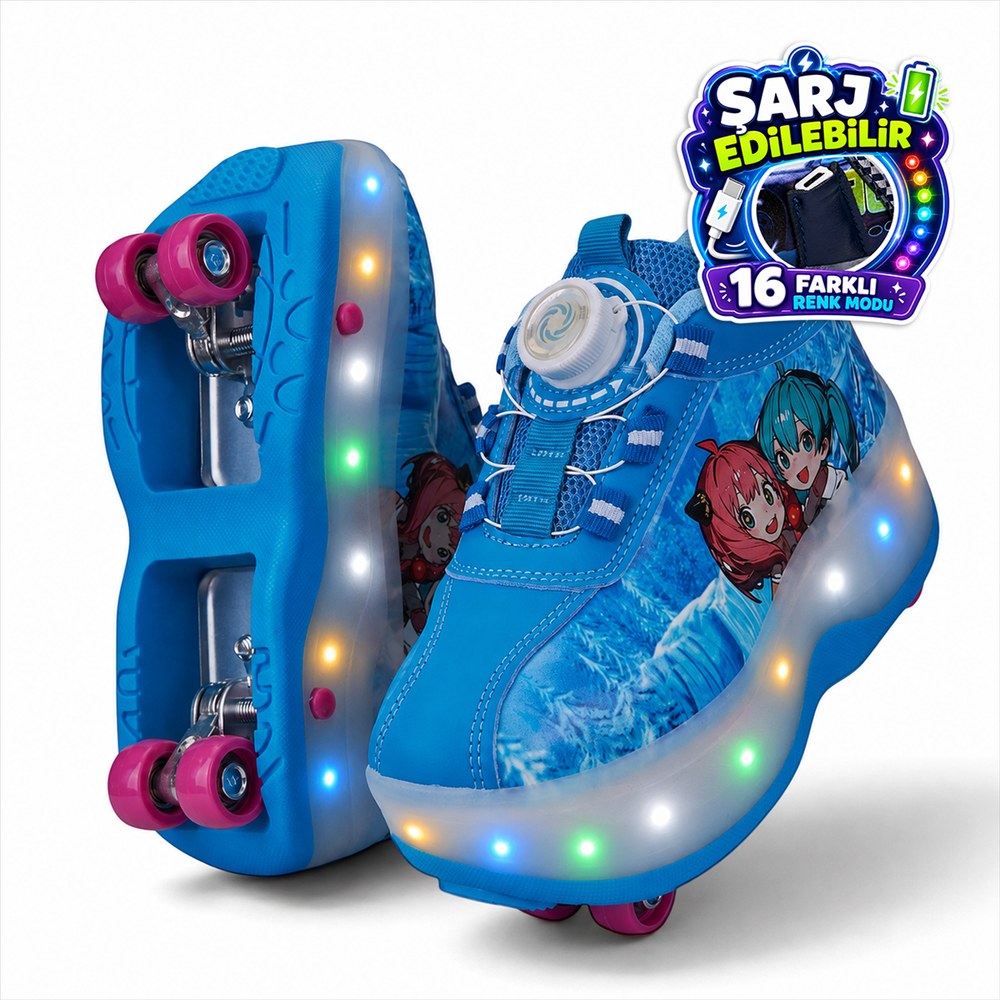 PANTER KİDS F Spor Paten 002 Mavi (2)