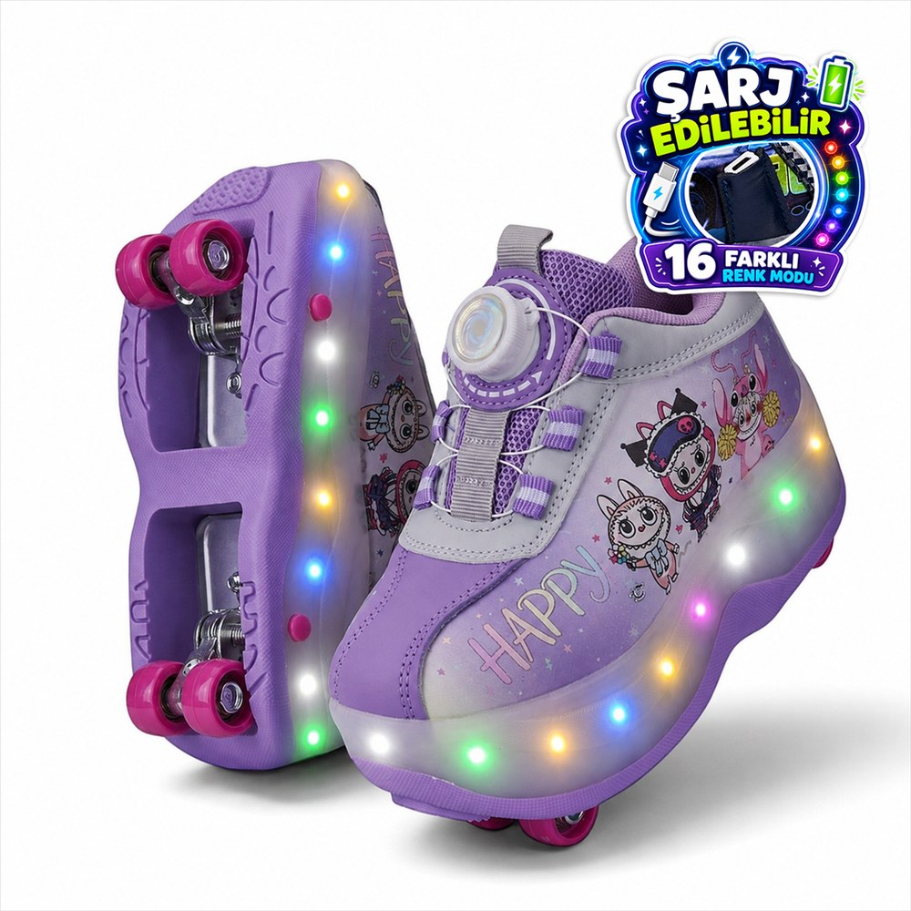 PANTER KİDS F Spor Paten 002 Lila (2)