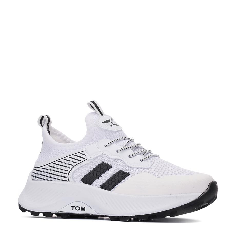 TOMKİDS Spor TK-028 A Beyaz Siyah