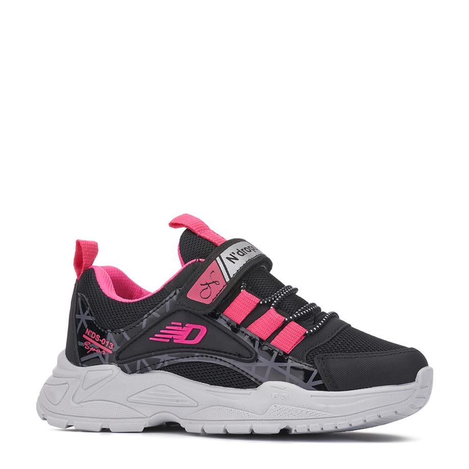 NDROPS Spor 013 A Siyah Fuşya