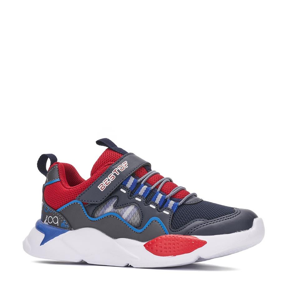 BESTOF Spor B-160 A Lacivert Kırmızı