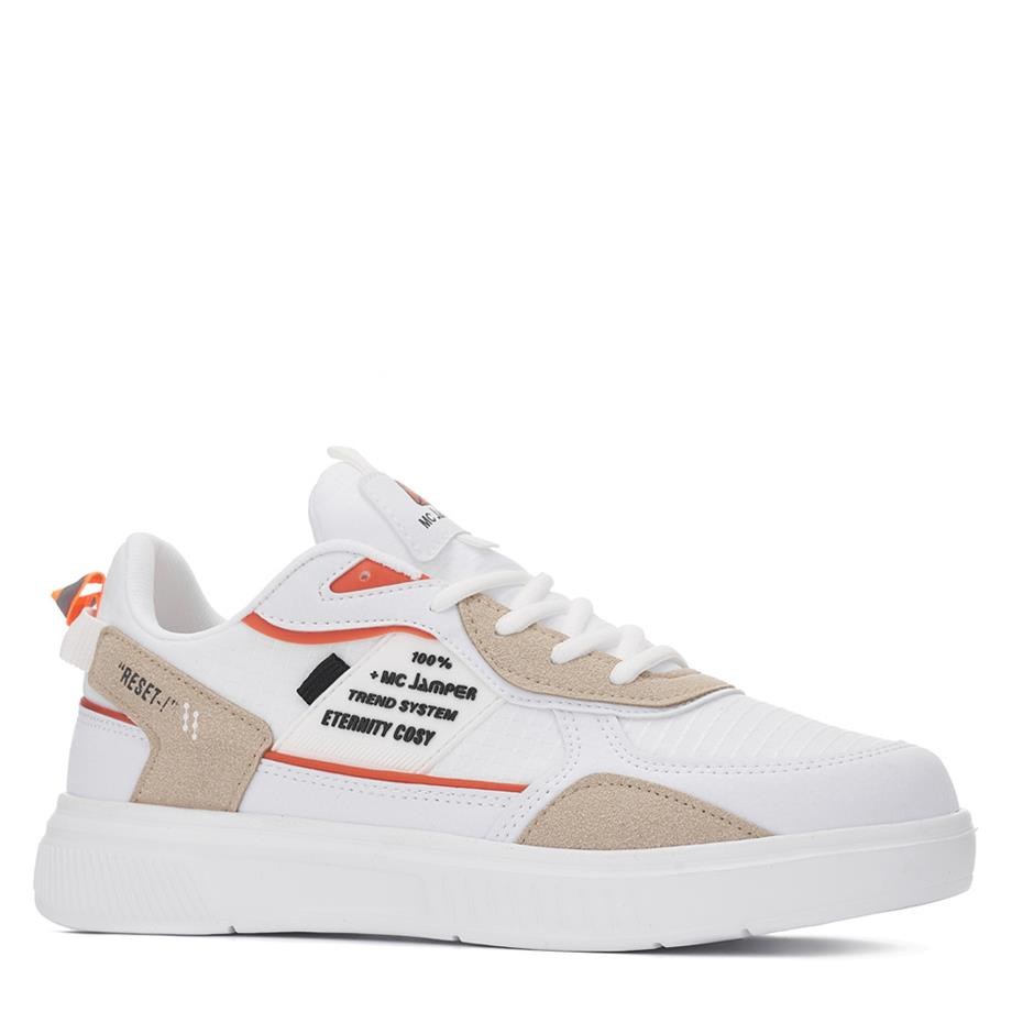 MARCOJAMPER Spor 2161 Beyaz Bej Oranj