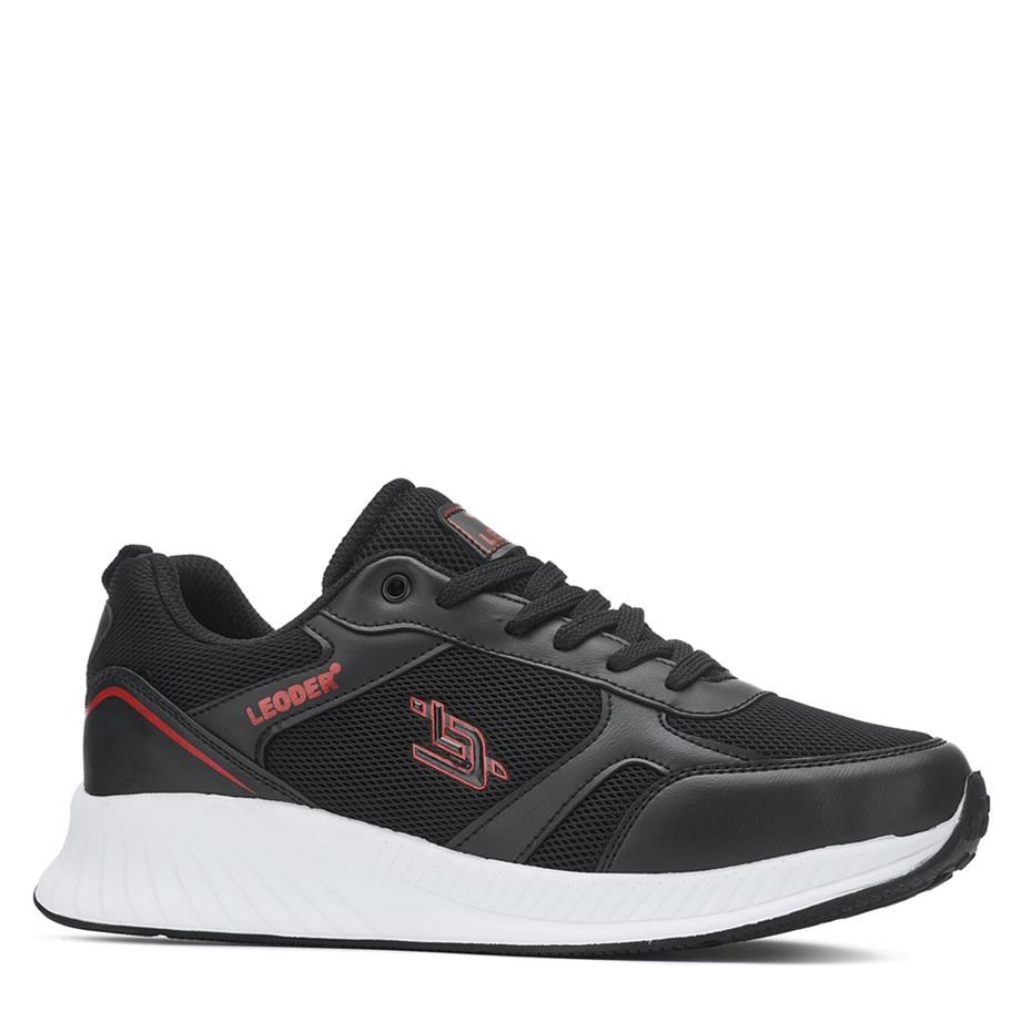 LEODER Spor Z-17 Siyah Kırmızı