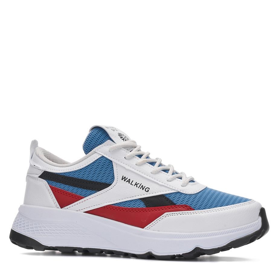 WALKİNG Spor 805 A Beyaz Mavi Kırmızı