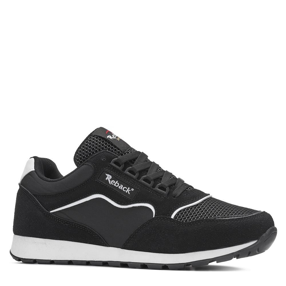 REBACK Spor 1081 08 Siyah Siyah Beyaz
