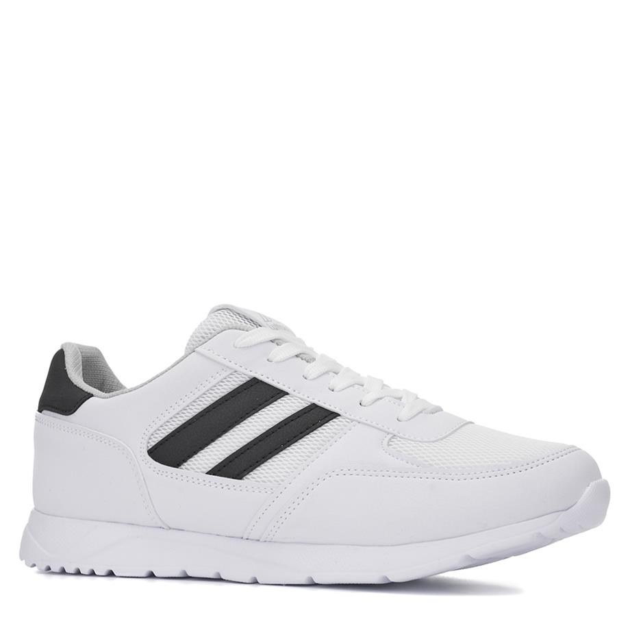 LUTTOON Spor T-057 Beyaz Siyah