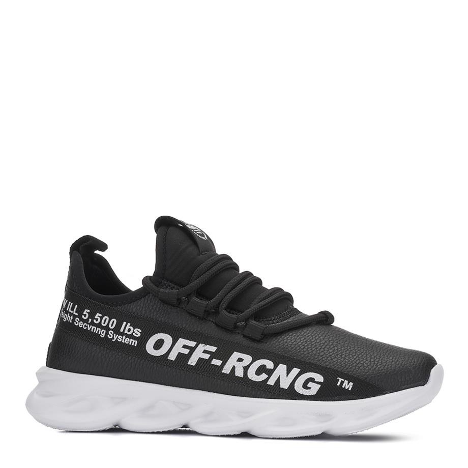 Racıng Spor 02 C Siyah Beyaz