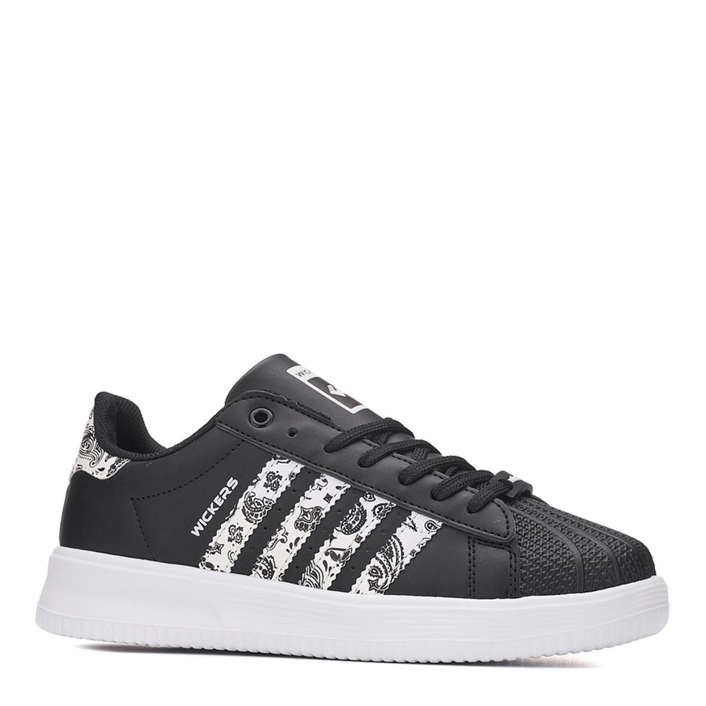 WİCKERS Spor 2555 Siyah Desenli