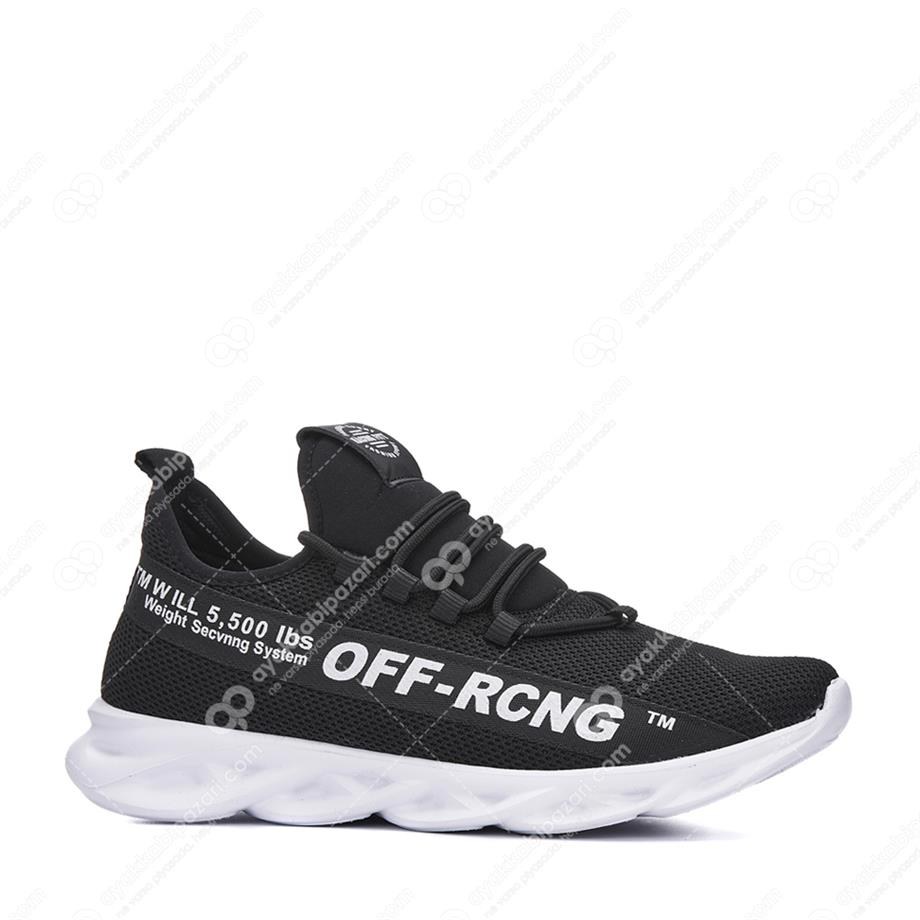 Racıng Spor 02 Siyah Beyaz