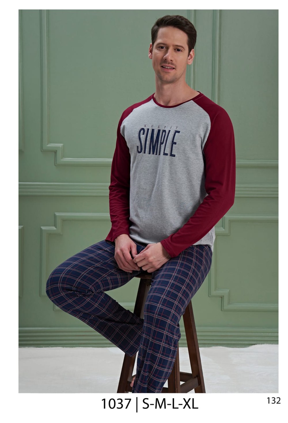 Over Sleep Erkek Poleren Pijama Takım