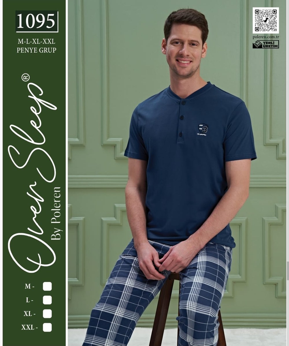 Over Sleep Erkek Poleren Pijama Takım