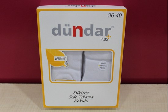 Dündar Plus Bayan Modal Patik Dikişsiz Soft Yıkama Kokulu