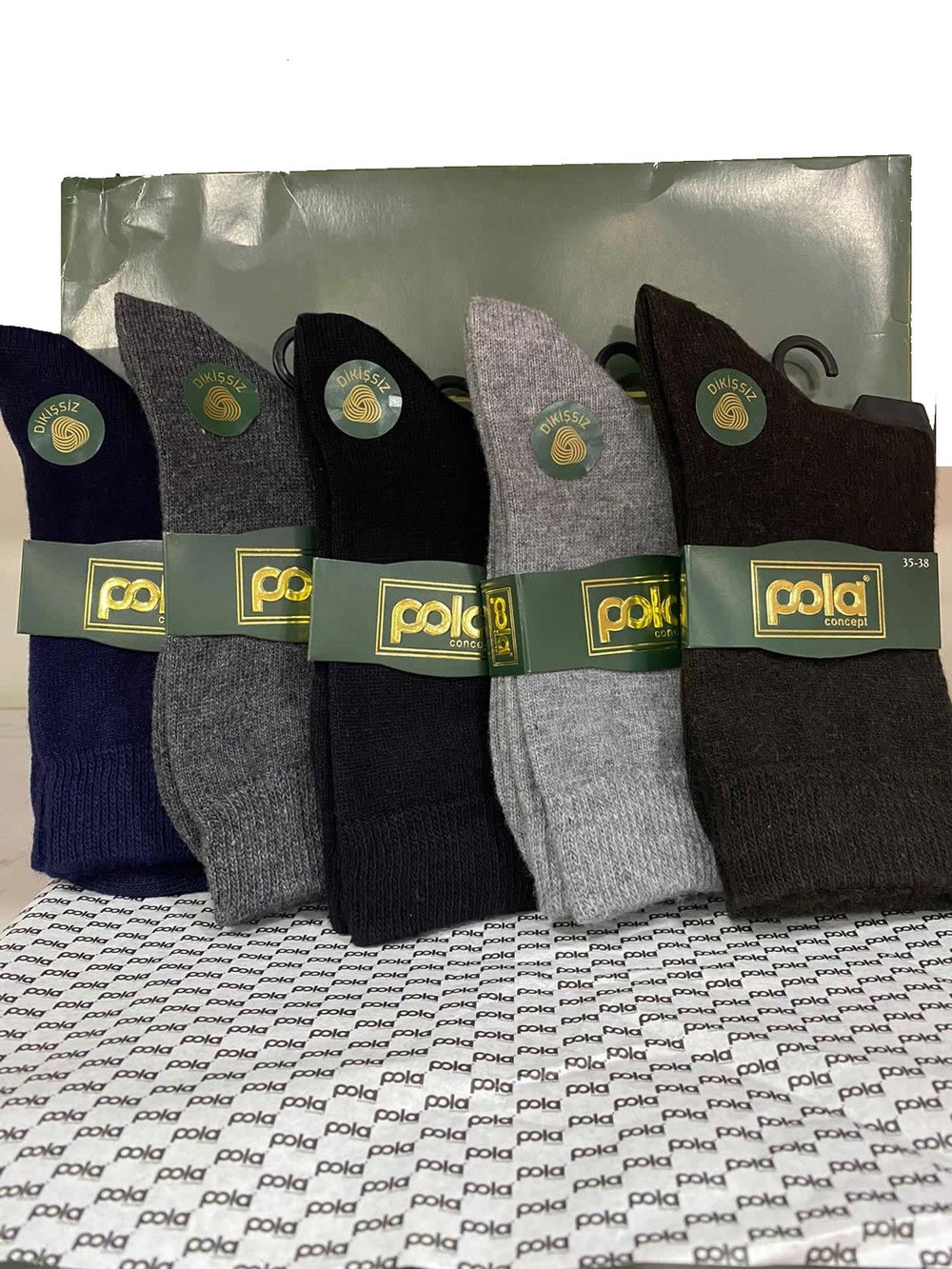 Pola Lambswool Bayan Çorap