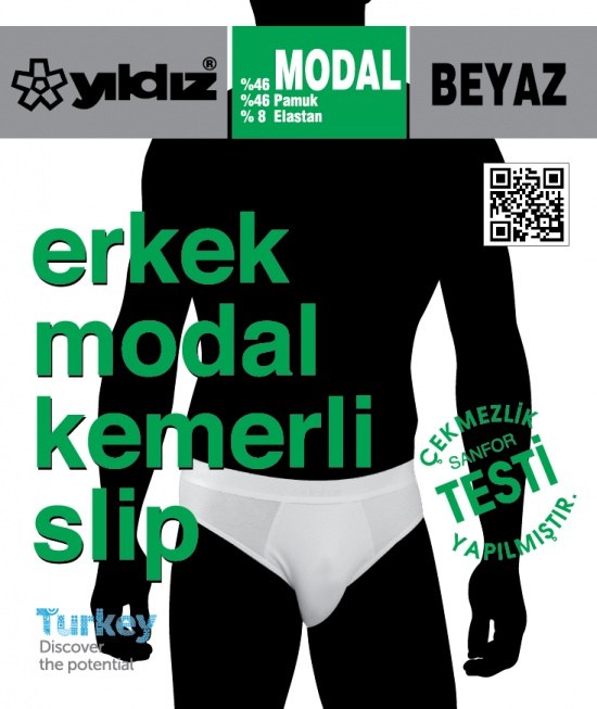 Yıldız 65 Modal Kemerli Slip