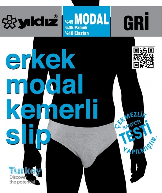 Yıldız 67 Modal Kemerli Slip