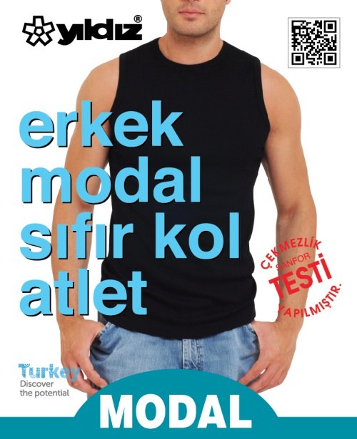 Yıldız 76 Siyah Modal Sıfır Kol