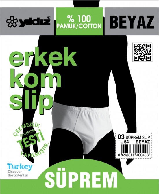 Yıldız 03 Erkek Kom Slip