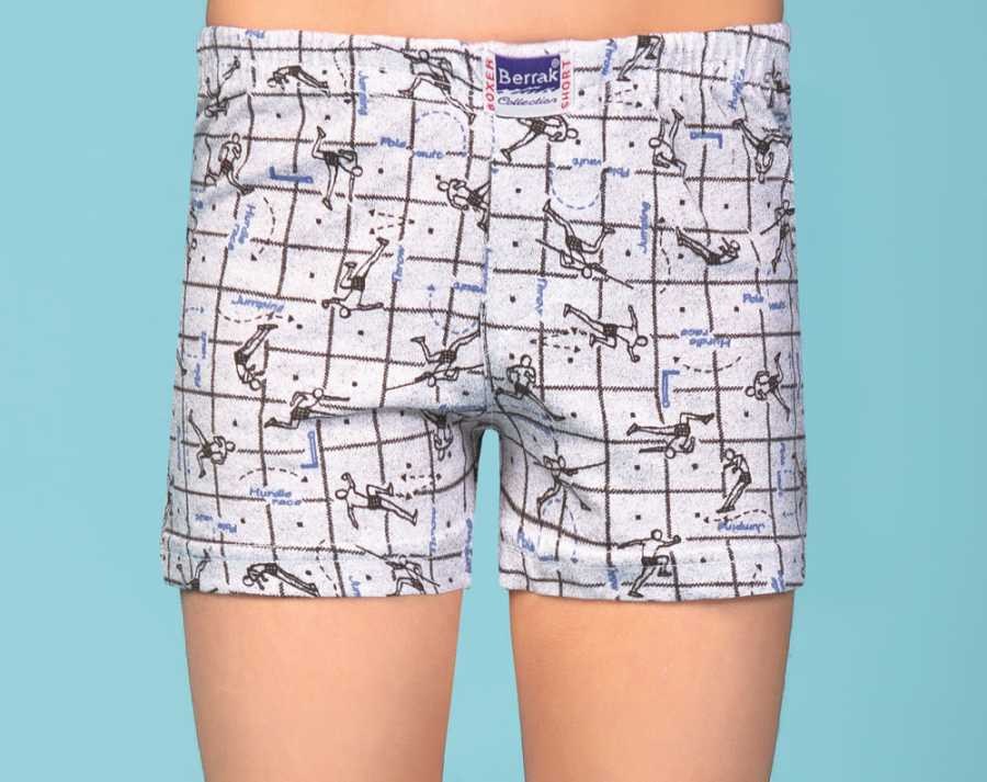 Berrak 1554 Çocuk Penye Boxer