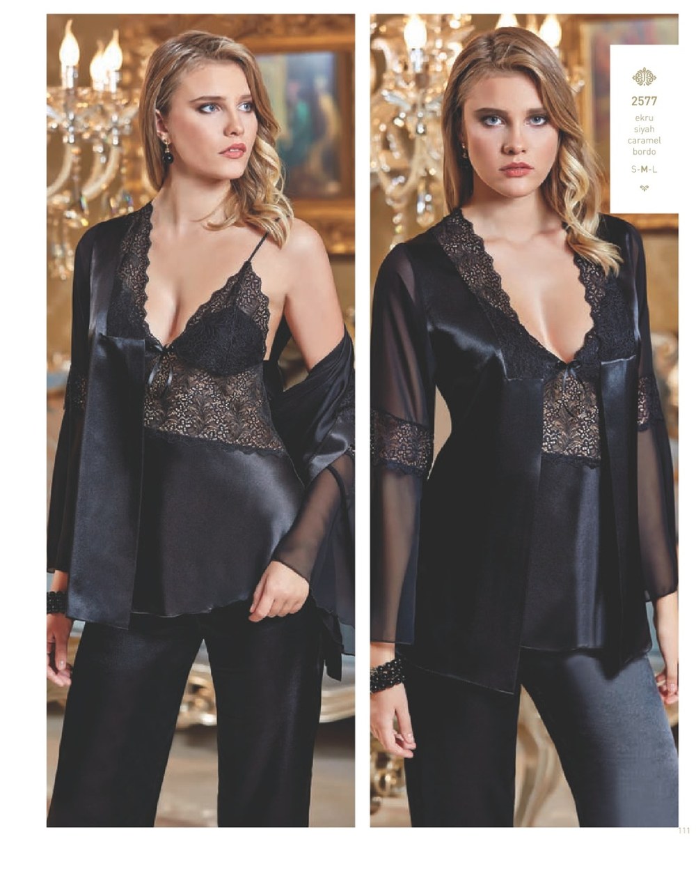 Jeremi 2577 Üçlü Pijama Takım