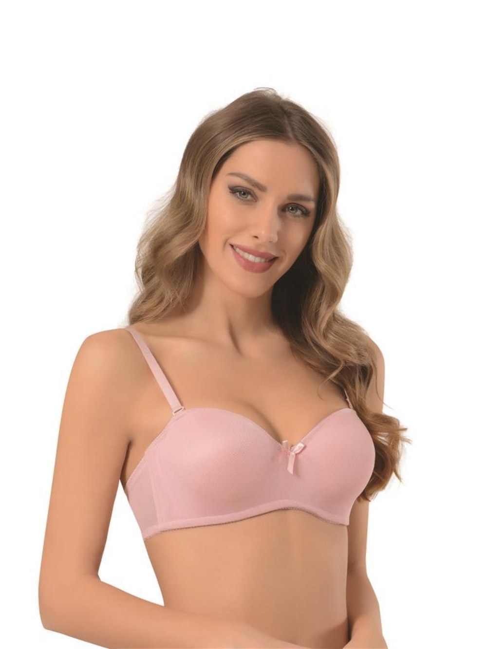 Nbb 3413 Straplez Desteksiz Kaplı Sütyen