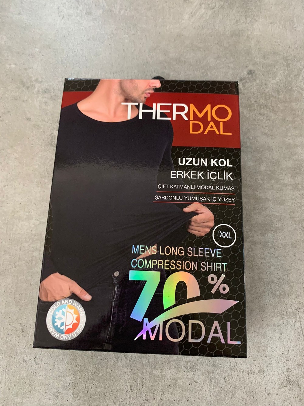 Tatkan Erkek Penye Modalthermodal Uzun Kol Üst