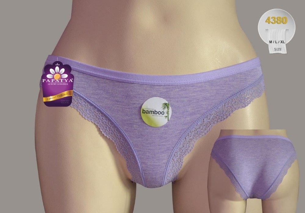 Papatya 4380 Bıkını Bambu Kumas Paca Dantel