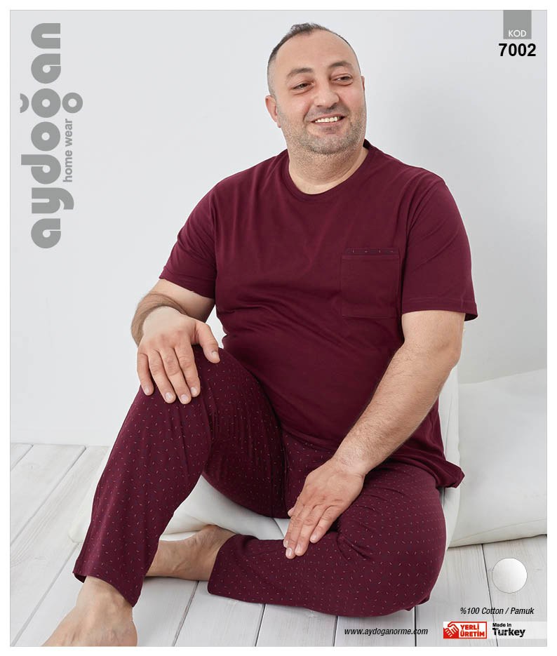 Aydoğan 7002 2XL Erkek Penye Battal K.Kol Pjm Tkm.