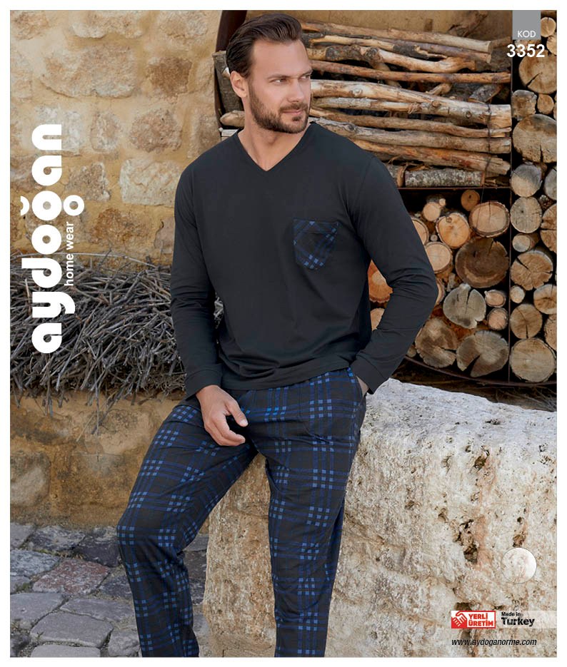 Aydoğan 3352 Modal Erkek Pijama Takım
