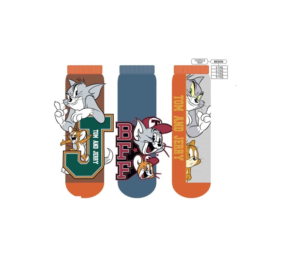 Tom And Jerry Soket Çorap