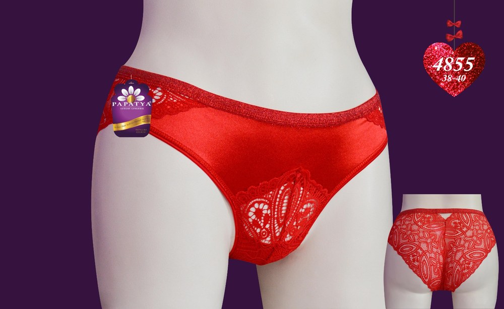 Papatya 4855 Std Kırmızı Bıkını On Ara Jarse Komple Yapraklı Bant