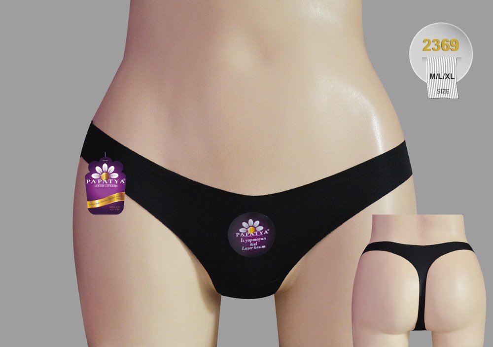 Papatya 2369 Tanga Lazer Kesım Bedenlı