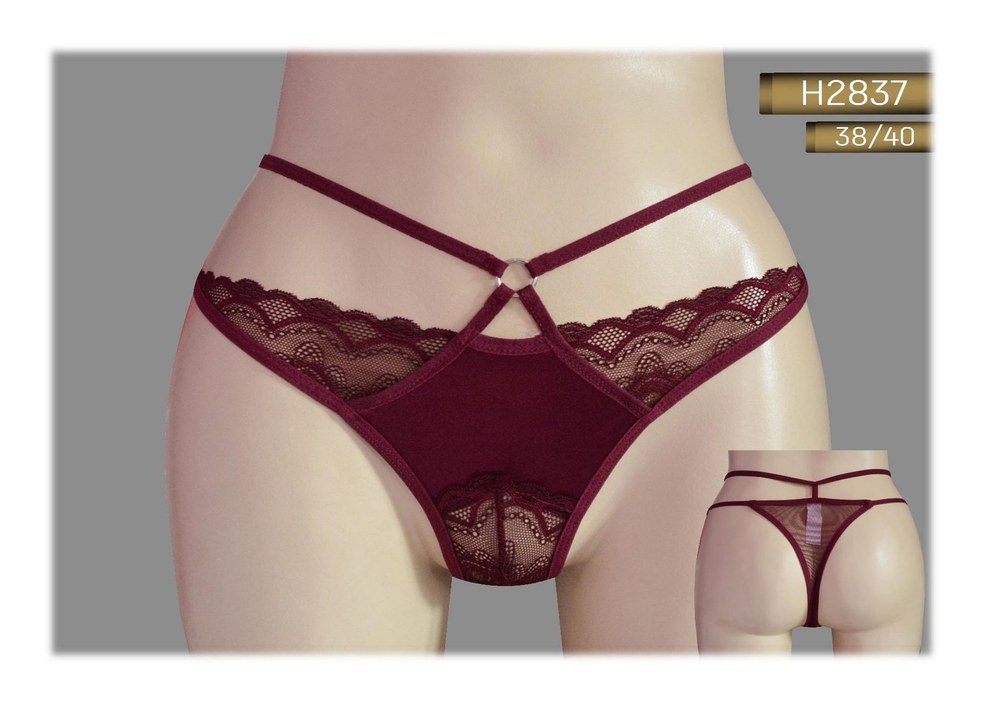 Helena H2837 BD:38/40-ASR Tanga On Bant Arka Tul Yan Ip